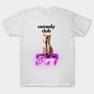Comedy Club Shiba Inu Meme Light T-Shirt